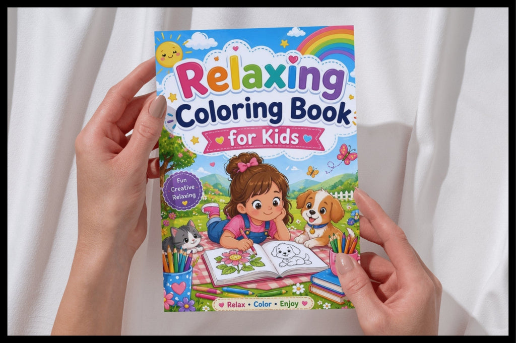 Relaxing Coloring For Kids Book