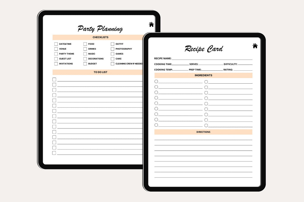 Editable Baby Shower Planner
