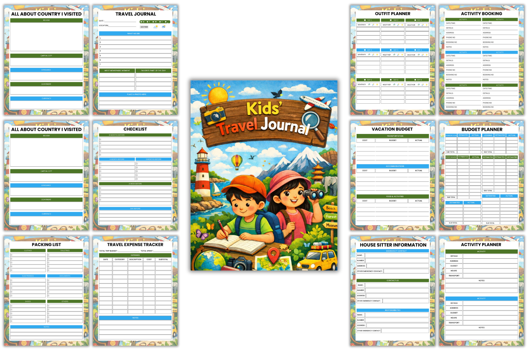 Kids Travel Journal