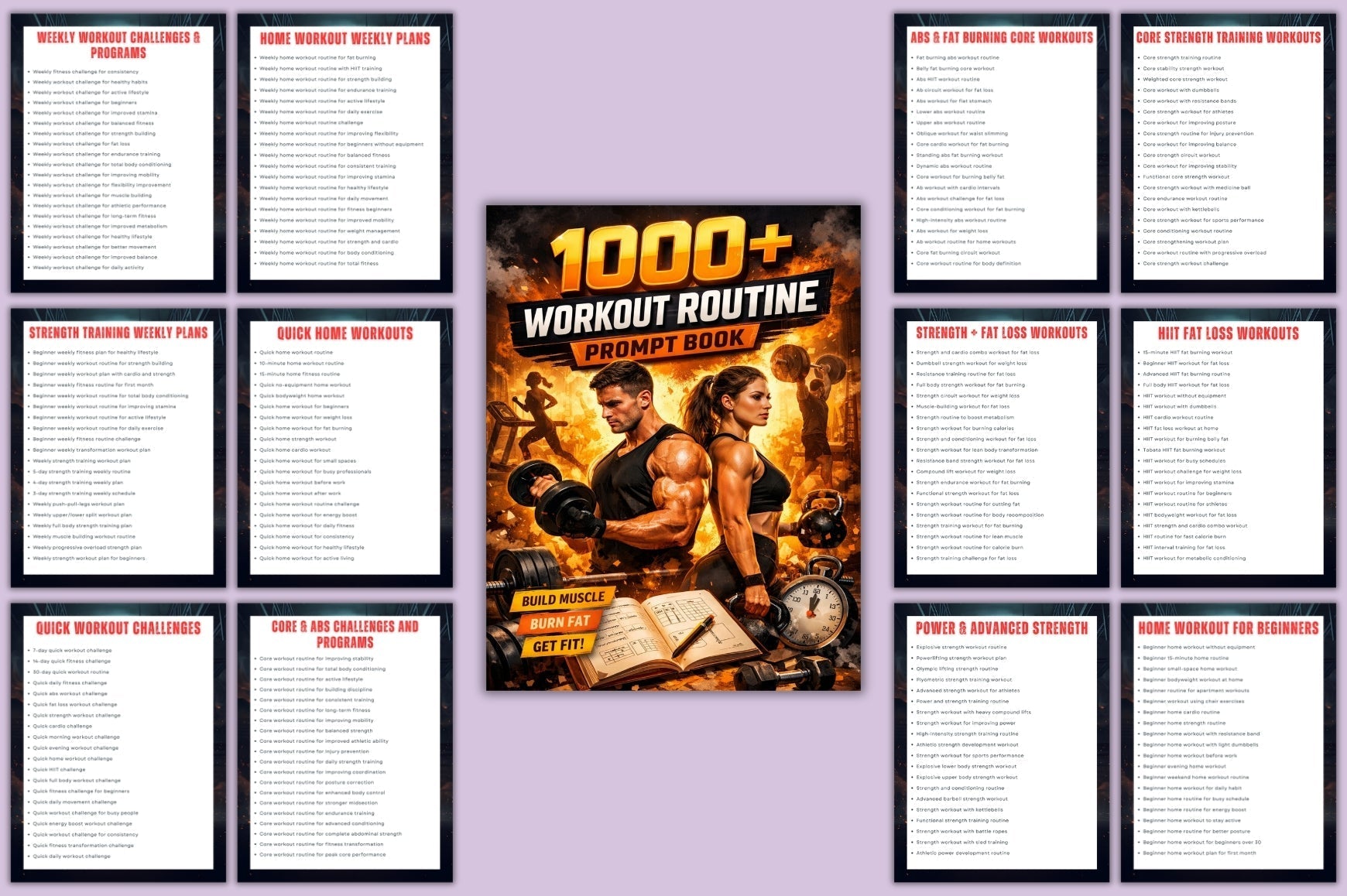 Workout Routine Prompts