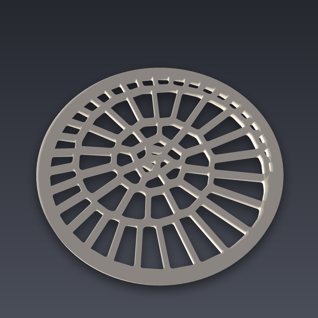 Ammonite Trivet 3D Print STL File