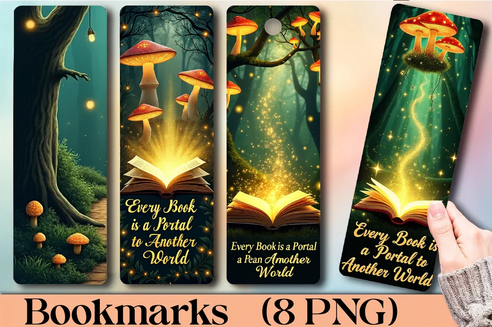 Forest Fantasy Bookmark Journal