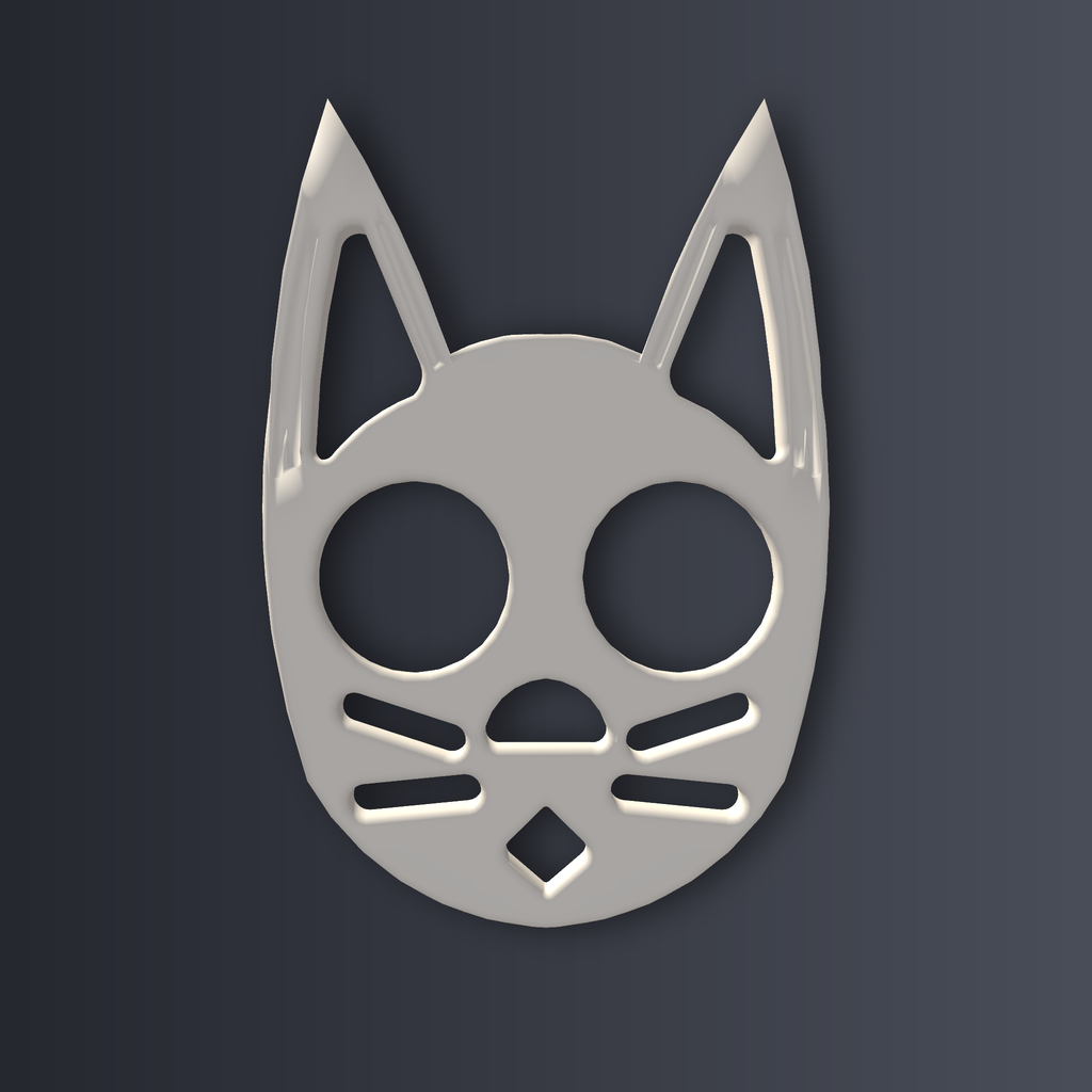 Cat Self Defense Keychain 3D Print STL File