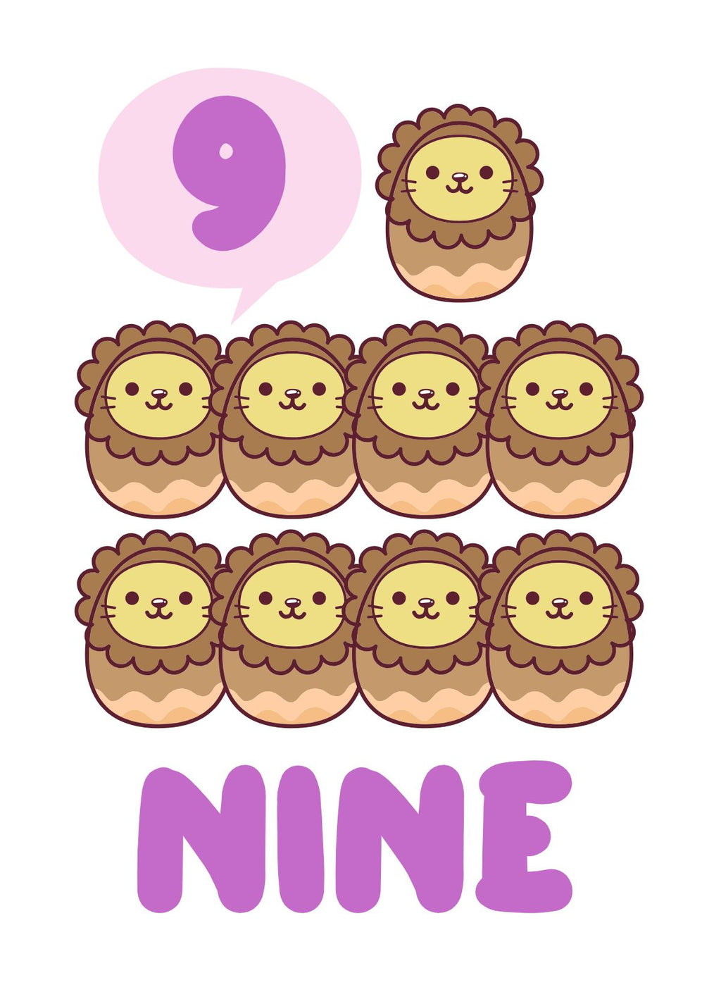 Easter Number Flashcards for Kids