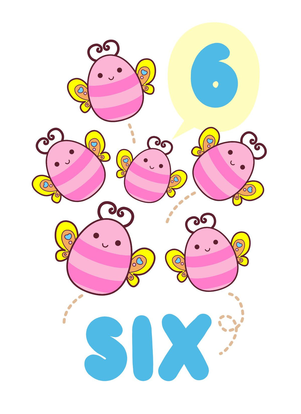Easter Number Flashcards for Kids