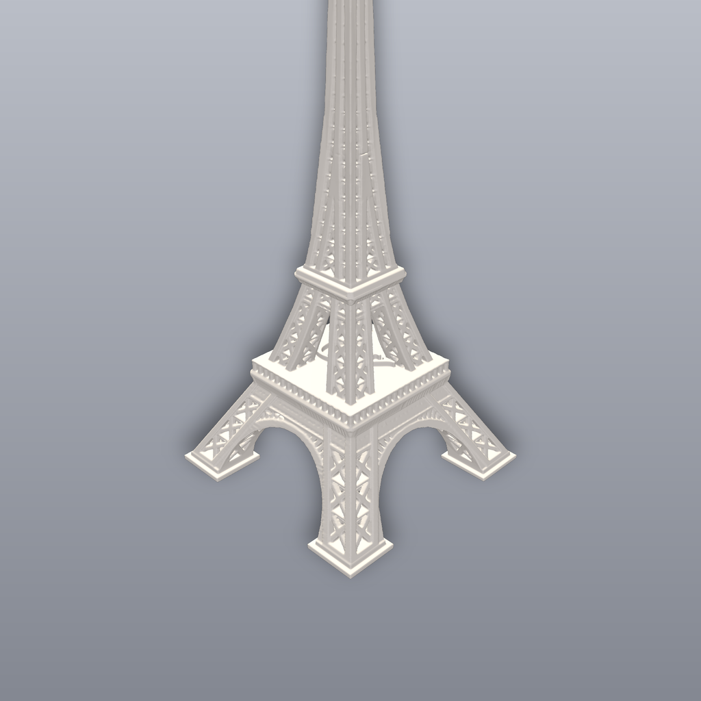 Eiffel Tower 3D Print STL File