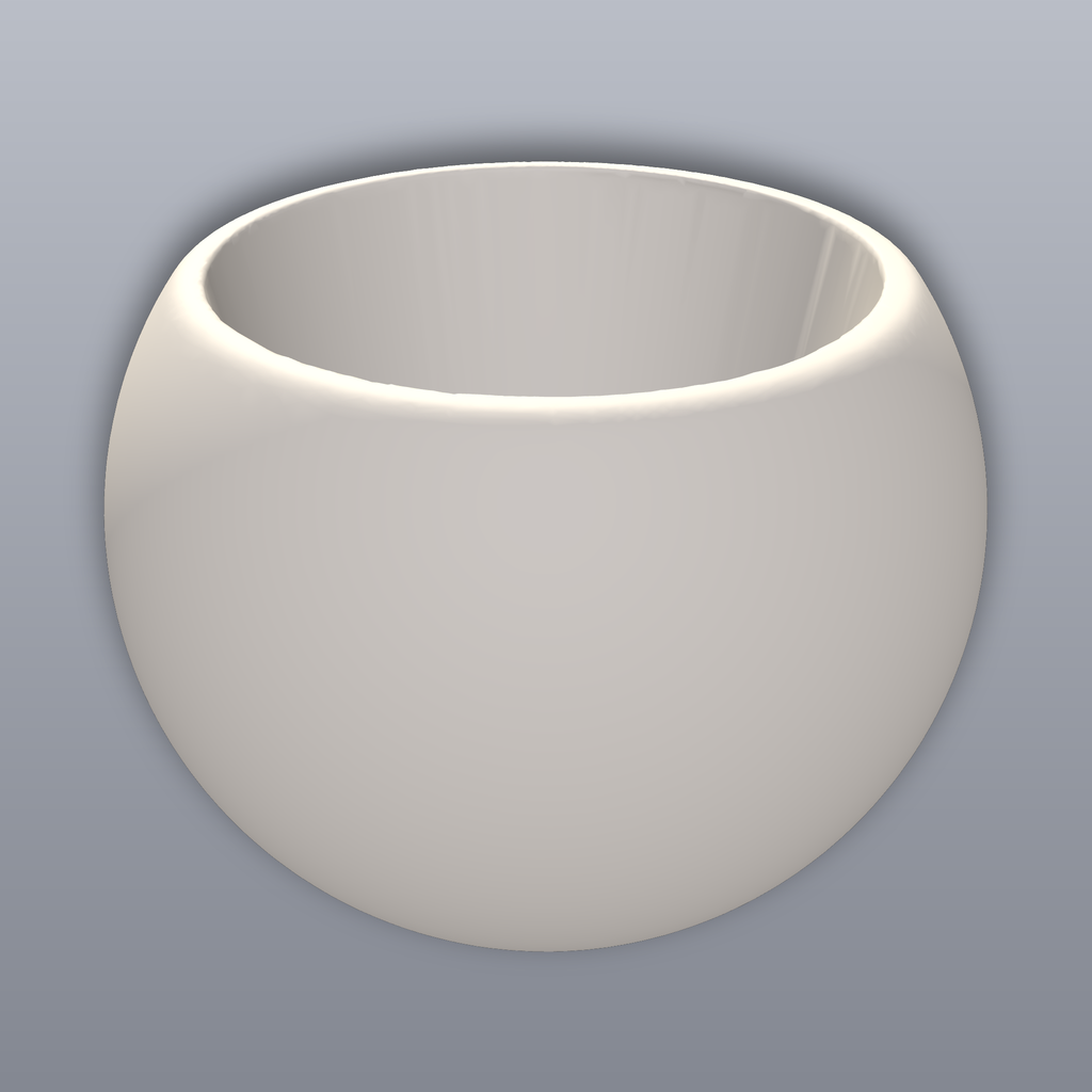 Laughing Emoji Planter Table Open 3D Print STL File