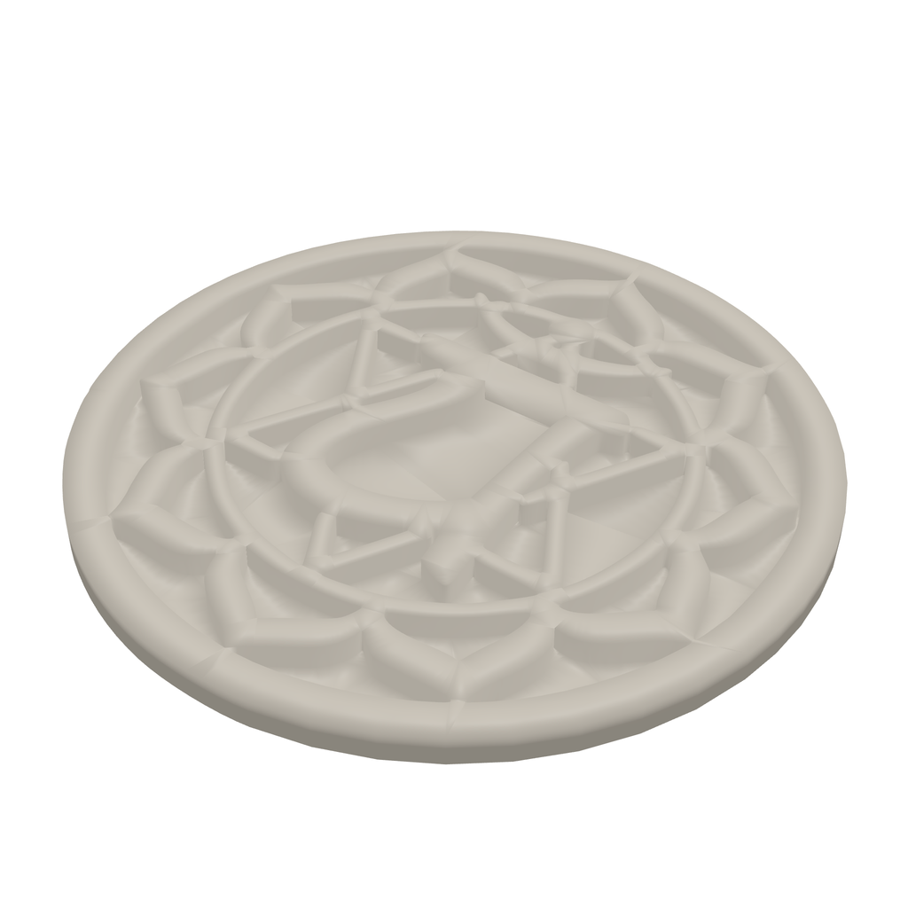 Mandala 3D Print STL File