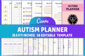 Autism Planner for Effective Organization Cover Mockup