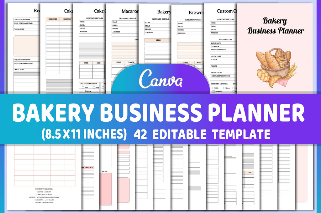 Bakery Business Planner Guide