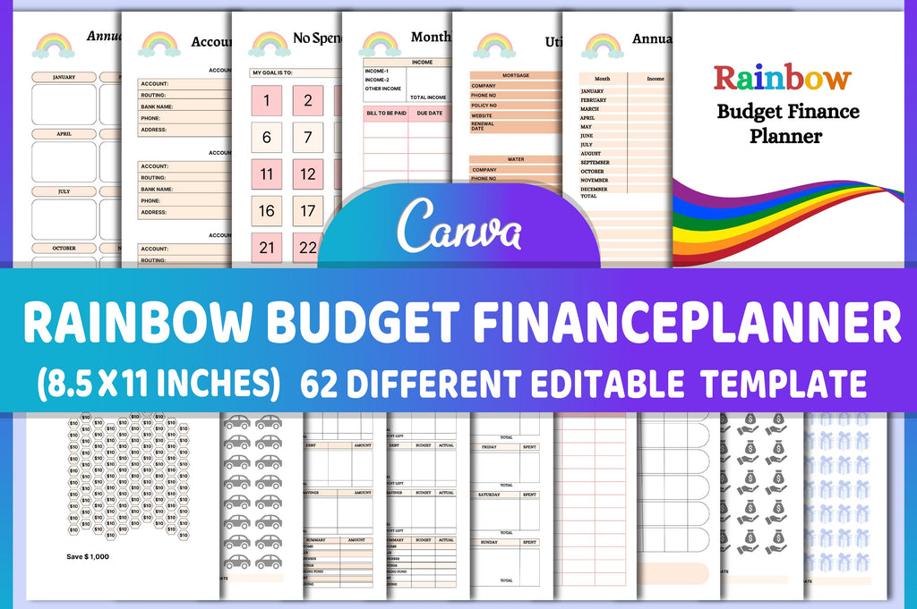Rainbow Budget Planner