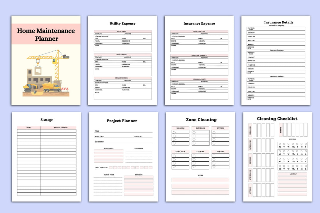Home Maintenance Planner