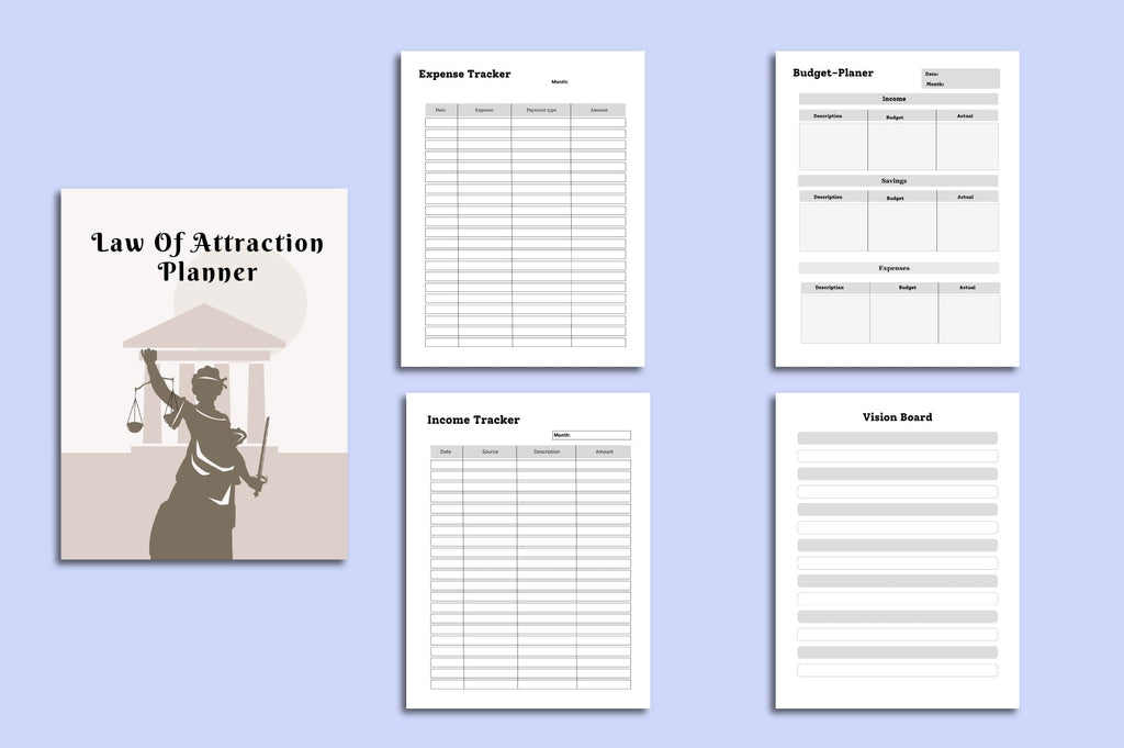 New Law of Attraction Planner