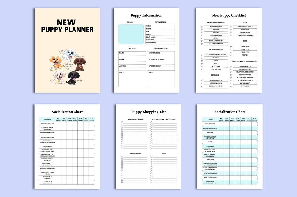 New Puppy Planner