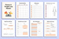 Fitness Weight Loss Planner