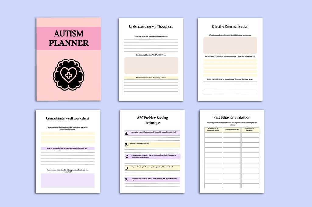 Autism Planner for Effective Organization Pages Preview