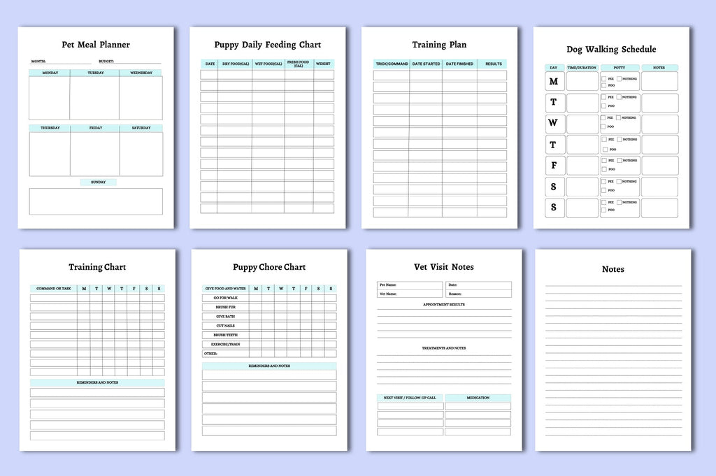 New Puppy Planner