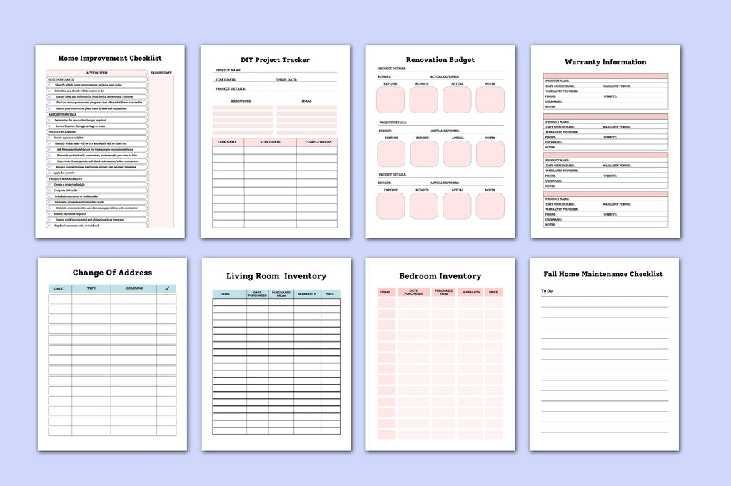 Home Maintenance Planner