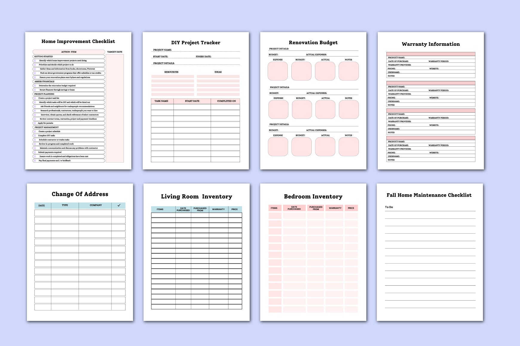 Home Maintenance Planner