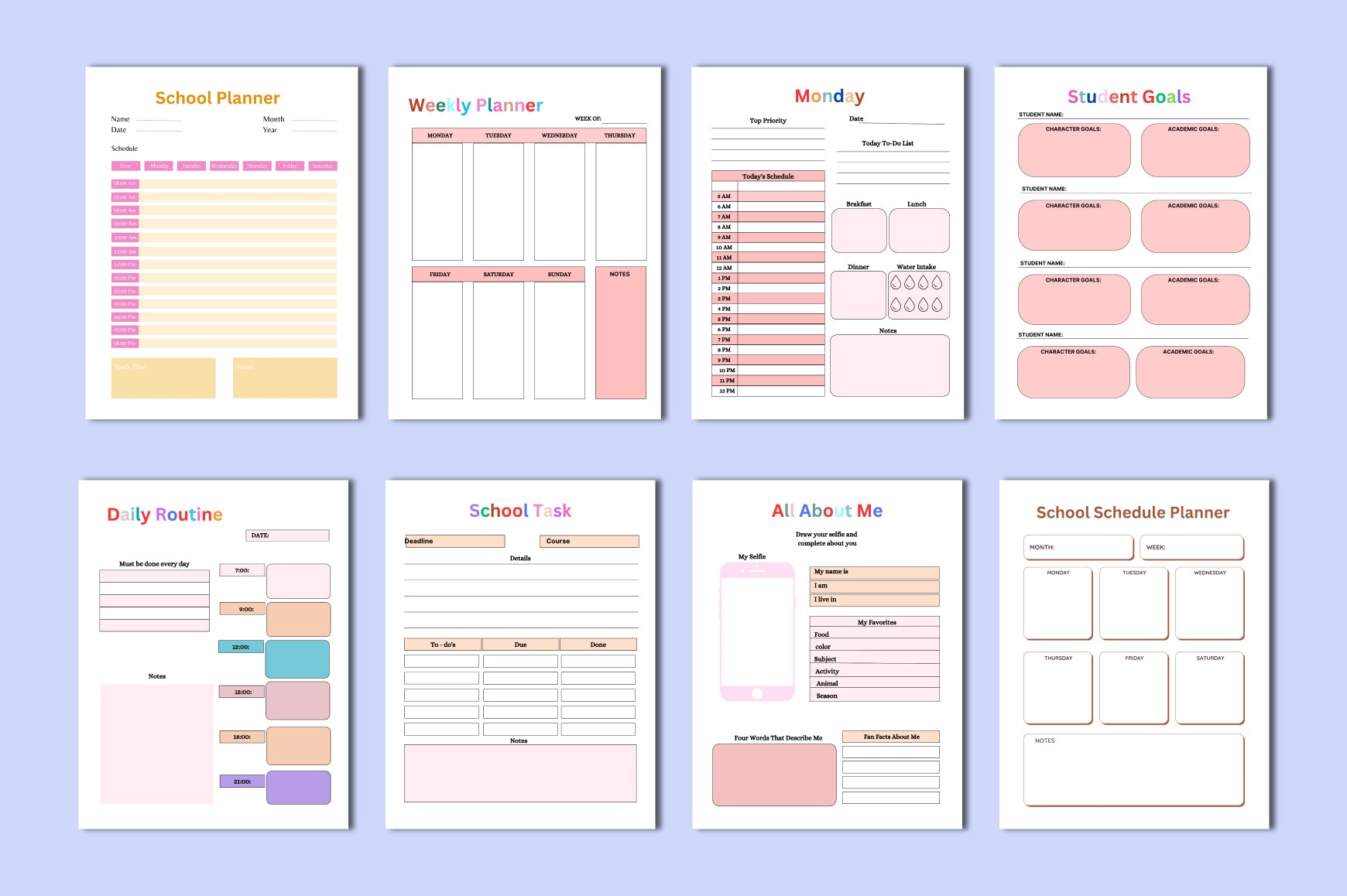 School Planner for Kids