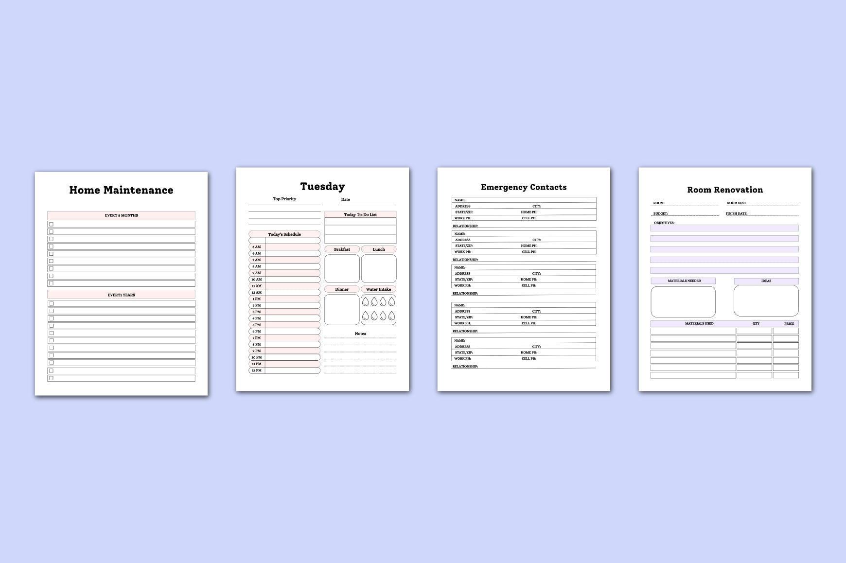 Home Maintenance Planner