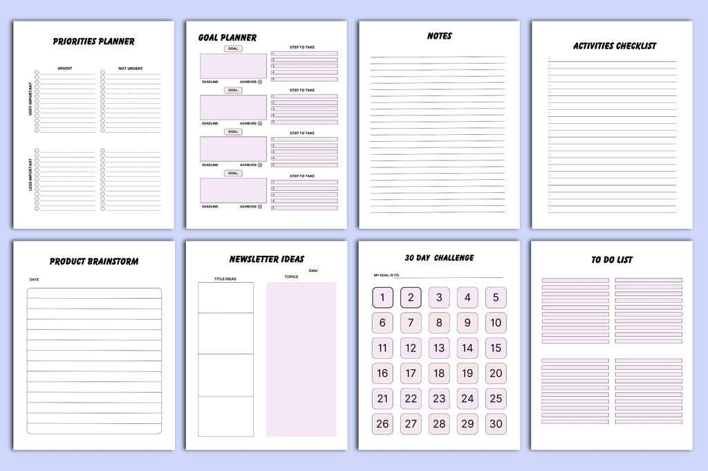 Side Hustle Planner