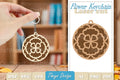 Flower Mandala Keychain SVG Bundle