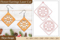 Lasercut Flower Earrings SVG Bundle