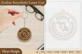 Zodiac Keychain SVG Bundle Collection