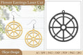 Lasercut Flower Earrings SVG Bundle
