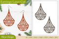 Earrings Mandala Lasercut SVG Bundle