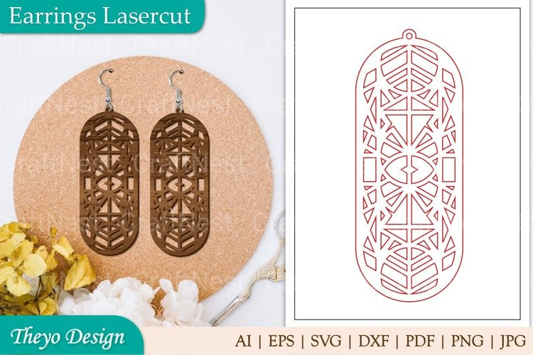 Lasercut Earrings SVG Bundle