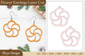 Lasercut Flower Earrings SVG Bundle