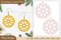 Earrings Lasercut Mandala SVG Bundle