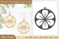 Earrings Lasercut Flower SVG Bundle