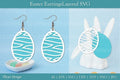 Easter Egg Earrings SVG Bundle