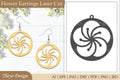 Lasercut Flower Earrings SVG Bundle