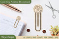 Cute Sea Animal Bookmark SVG Bundle