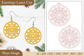 Lasercut Mandala Earrings SVG Bundle