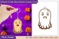 Ghost Keychain from Ghost Keychain SVG Bundle