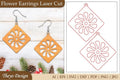 Lasercut Flower Earrings SVG Bundle