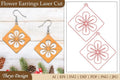 Lasercut Flower Earrings SVG Bundle