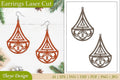 Lasercut Mandala Earrings SVG Bundle