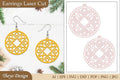Mandala Lasercut Earrings SVG Bundle
