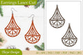 Lasercut Mandala Earrings SVG Bundle