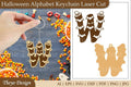 Halloween Keychain Alphabet SVG