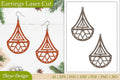 Earrings Lasercut Mandala SVG Bundle
