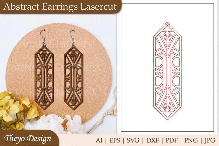 Earrings Lasercut SVG Bundle Collection