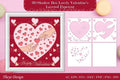 Shadow Box Happy Valentine Layered Papercut SVG