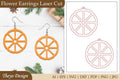 Lasercut Flower Earrings SVG Bundle